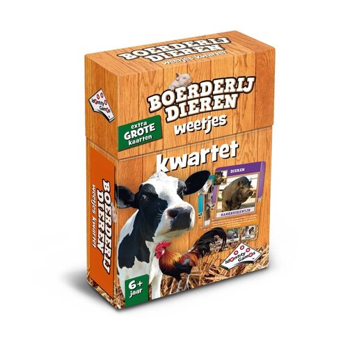 Identity Games Boerderijdieren weetjes kwartet Identity Games Boerderijdieren weetjes kwartet