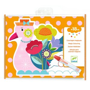 Djeco Waterkleurboek - Magisch kleuren 'Animalo-Len' (+18m) Djeco Waterkleurboek - Magisch kleuren 'Animalo-Len' (+18m)