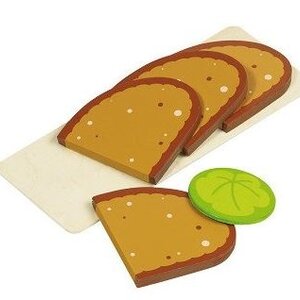 GOKI Goki Broodplankje met Boterhammen Hout GOKI Goki Broodplankje met Boterhammen Hout