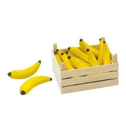 GOKI Goki Houten Bananen in Kist, 10dlg