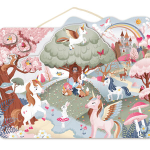 Speedy Monkey Magnetic puzzle Unicorn - 48 stks Speedy Monkey Magnetic puzzle Unicorn - 48 stks