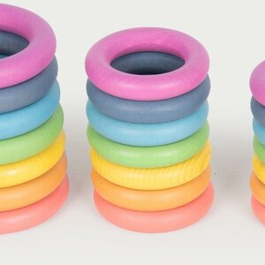 Tickit Tickit Regenboog Houten Ringen