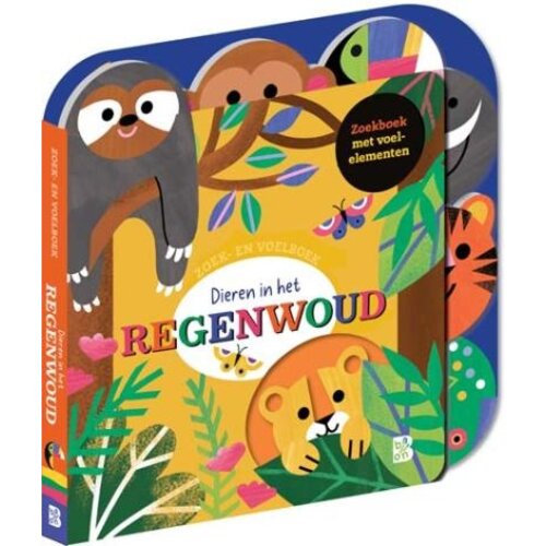 Standaard Uitgeverij Zoek- en voelboek: Dieren in het regenwoud Standaard Uitgeverij Zoek- en voelboek: Dieren in het regenwoud