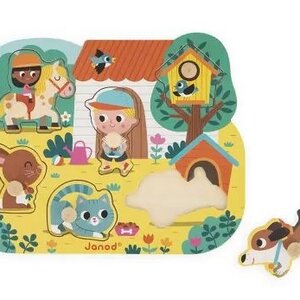 Janod Janod - Houten inlegpuzzel 'Platteland' 6st