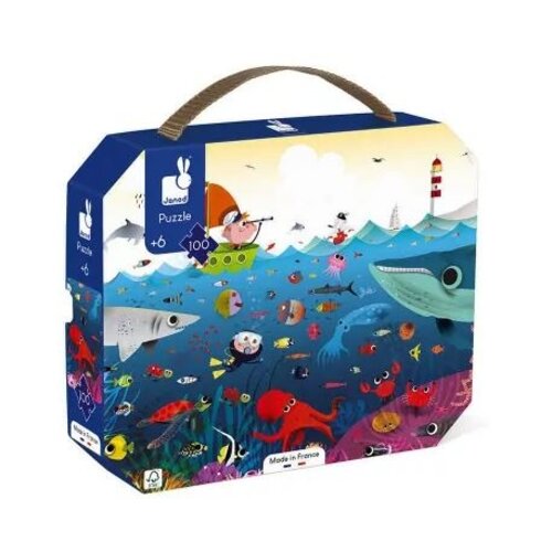 Janod Janod - Puzzel 'onderwaterwereld' 100 st Janod Janod - Puzzel 'onderwaterwereld' 100 st