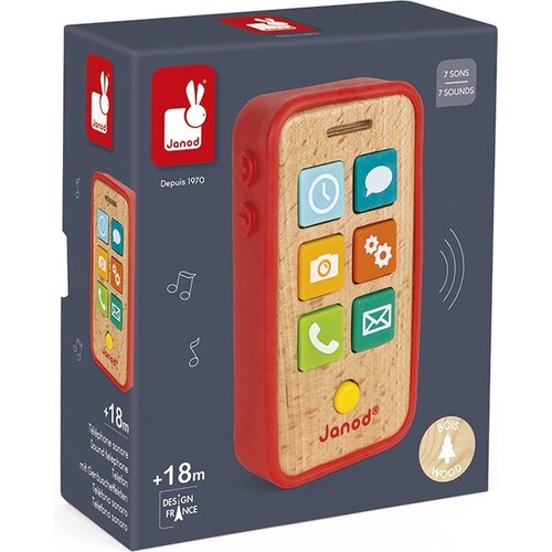 Janod Janod - Telefoon met geluiden Janod Janod - Telefoon met geluiden