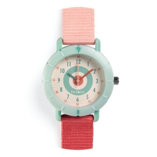 Djeco Sporthorloge 'pink target' van Djeco Djeco Sporthorloge 'pink target' van Djeco