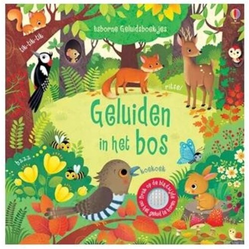 Usborne Geluidenboek: In het bos. 1+