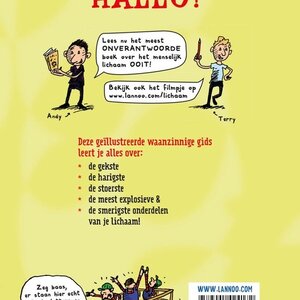 Lannoo Uitgeverij Het waanzinnige boek over je lichaam. 9+