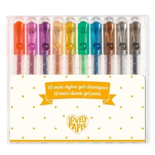 Djeco 10 klassieke mini-gelpennen Djeco 10 klassieke mini-gelpennen