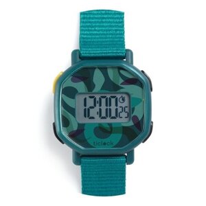 Djeco Digitale Horloge "Green Snakes"