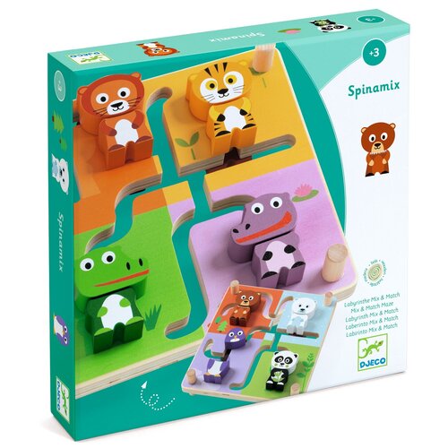 Djeco Houten labyrint Spinamix Djeco Houten labyrint Spinamix