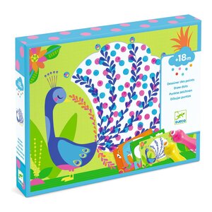 Djeco Knutseldoos - Kleuren met stippen 'Petits points' (+18m)