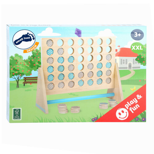 Small foot Small Foot - Houten Spel Four in a Row XXL, 43dlg. Small foot Small Foot - Houten Spel Four in a Row XXL, 43dlg.