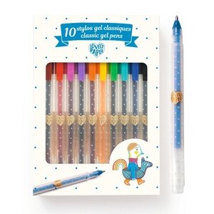 Djeco 10 klassieke gelpennen Djeco 10 klassieke gelpennen