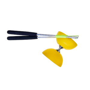 Acrobat Acrobat - Rubber Diabolo Yellow  + aluminium hand sticks