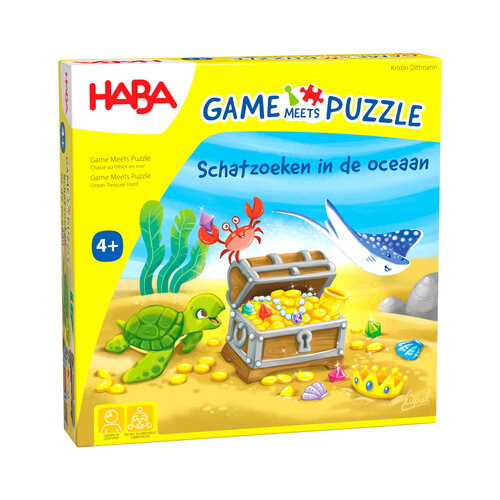 Haba Spel - Game meets puzzle 'Schatzoeken in de oceaan' Haba Spel - Game meets puzzle 'Schatzoeken in de oceaan'