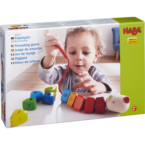 Haba Rijgspel - Cijferdraak Haba Rijgspel - Cijferdraak