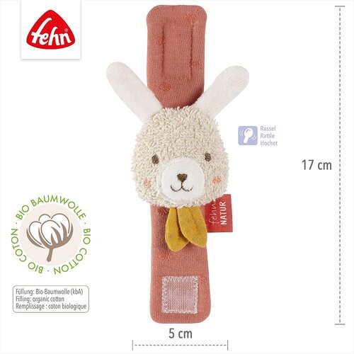Fehn NATUR - Rammelaar armband Konijn