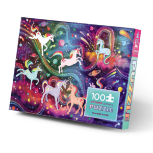 Crocodile Creek Holografische Puzzel - Eenhoorn Galaxy 100st. (+5)
