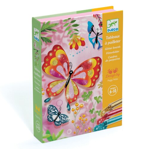 Djeco Knutseldoos glitterpoeder 'gevleugelde insecten met glitters'