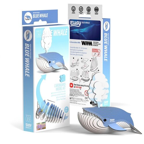 eugy Eugy 3D - Blauwe Vinvis eugy Eugy 3D - Blauwe Vinvis