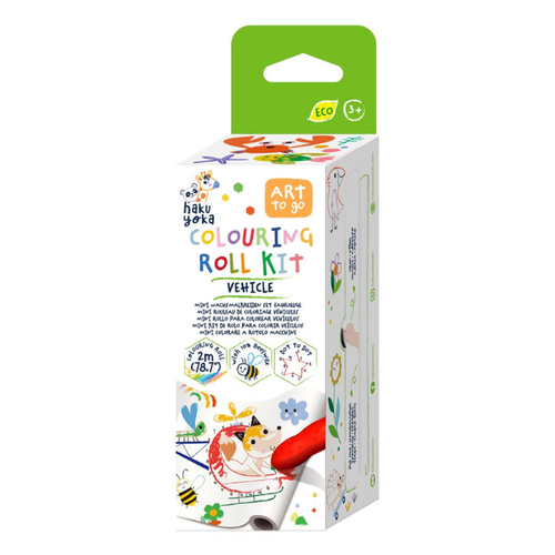 Haku Yoka Haku Yoka - Mini kleurrol kit - voertuigen Haku Yoka Haku Yoka - Mini kleurrol kit - voertuigen