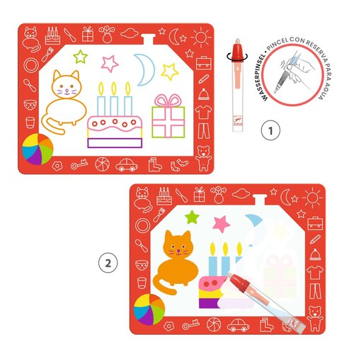 Djeco Waterkleurboek - Magisch kleuren 'Magisch' (+18m)