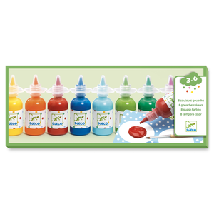 Djeco Djeco - 8 potjes plakkaatverf (3-6j)