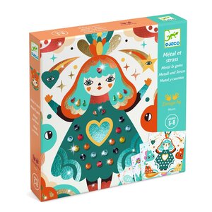 Djeco Knutseldoos - Metalliseren & Steentjes 'Harmony' (5-8j)