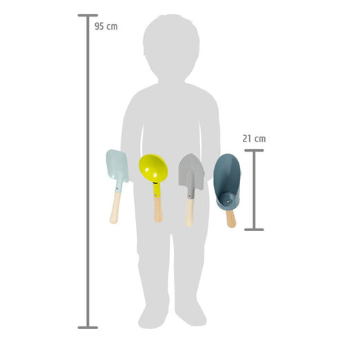 Small foot Small Foot - Metalen Schepjes, 4dlg.