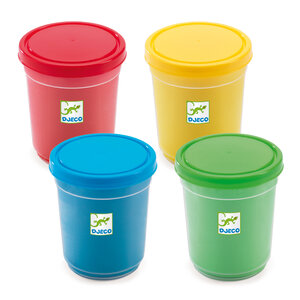 Djeco Plasticine - 4 potjes 'klassiek' (+18m)