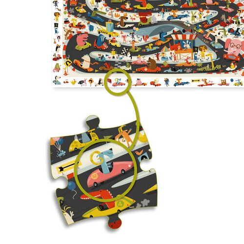 Djeco Puzzel Autorally 54 st