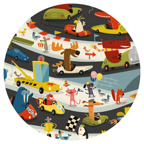 Djeco Puzzel Autorally 54 st