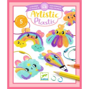 Djeco Artistic Plastic - Sleutelhangers 'Kawaii' (6-10j)