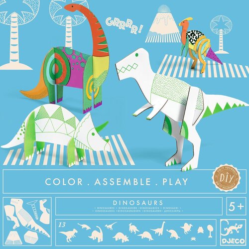 Djeco Assemblage dino's