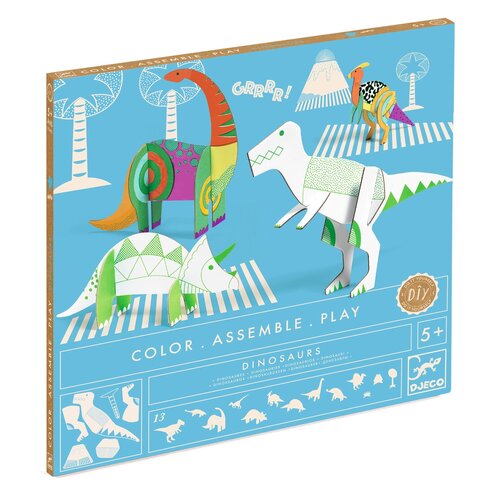 Djeco Assemblage dino's