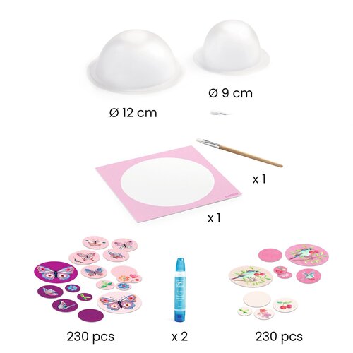 Djeco DIY - Papieren kommetjes 'roze' (+7j)