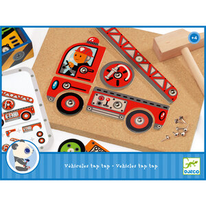 Djeco Spel - Hamertje Tik 'Voertuigen' (+4j)