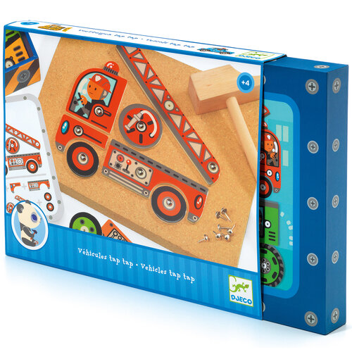 Djeco Spel - Hamertje Tik 'Voertuigen' (+4j)