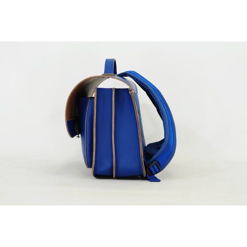 own stuff Boekentas lagere school met 2 magneetsloten - Cobalt