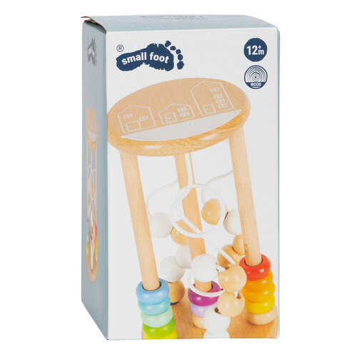 Small foot Small Foot - Houten Rammelaar Motoriekspiraal Regenboog