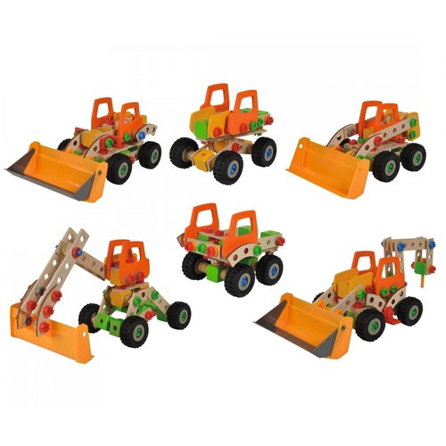 Eichhorn Eichhorn Constructor - Wiellader, 6in1, 140dlg.