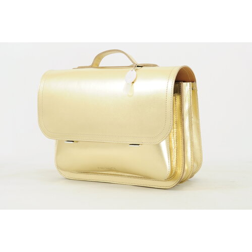 own stuff Boekentas lagere school met 2 magneetsloten - Gold