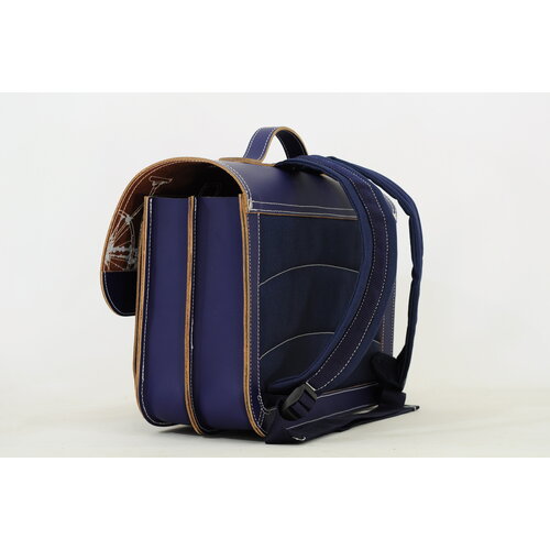 own stuff Boekentas lagere school met 2 magneetsloten - Bike Marine