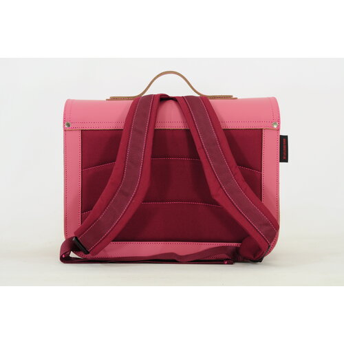 own stuff Boekentas lagere school met 2 magneetsloten - Bow Antiek Pink