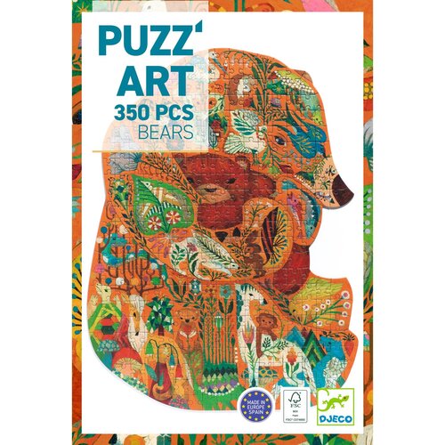 Djeco Puzzel - Puzz' Art 'Beren' 350st. (+7j) Djeco Puzzel - Puzz' Art 'Beren' 350st. (+7j)