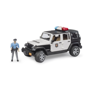 Jeep Wrangler Unlimited Rubicon politieauto met agent