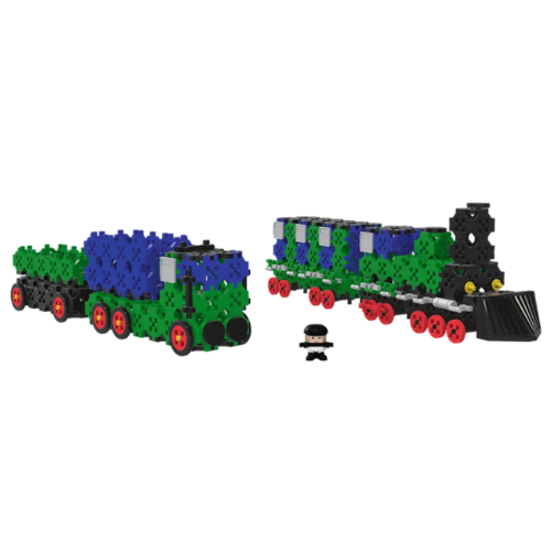 Trefl Connect - L - Trein / Vrachtwagen met Trailer