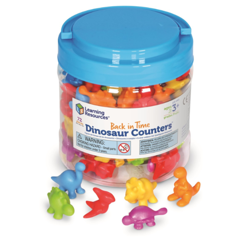 Learning Resources Back In Time Dinosaur Counters® 72pcs Learning Resources Back In Time Dinosaur Counters® 72pcs